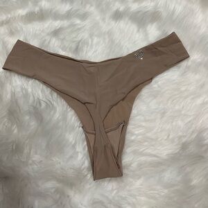 Sexy Little Things by Victoria's Secret Nude Thong with Sparkle Accent